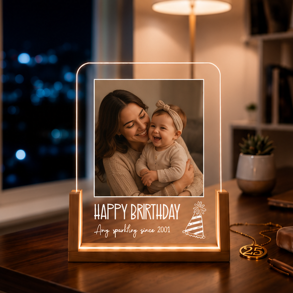 Luminária em Acrílico Celebração – Edição Mãe e Filhos