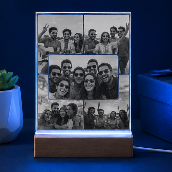 Luminária Painel Múltiplo em Acrílico – Edição Amigos