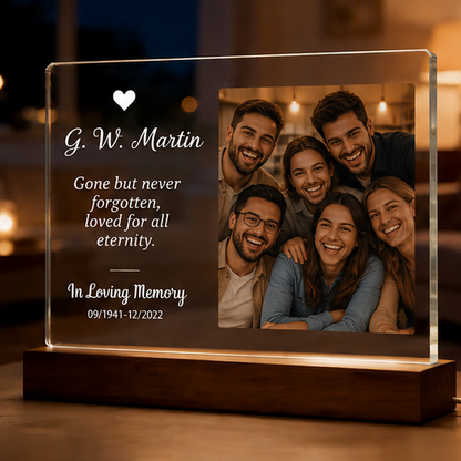 Luminária Placa Estilo Homenagem – Edição Amigos
