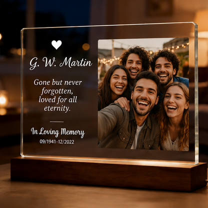 Luminária Placa Estilo Homenagem – Edição Amigos