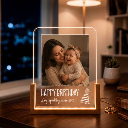 Luminária em Acrílico Celebração – Edição Mãe e Filhos