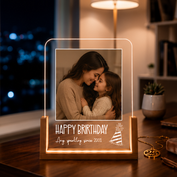 Luminária em Acrílico Celebração – Edição Mãe e Filhos
