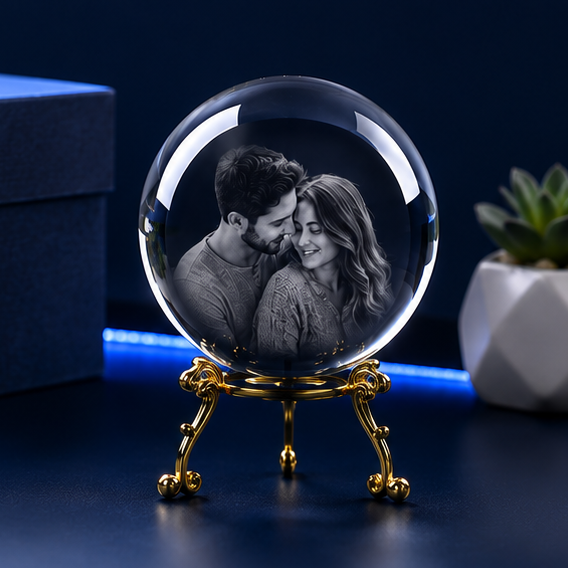 Esfera em Cristal – Edição Casal