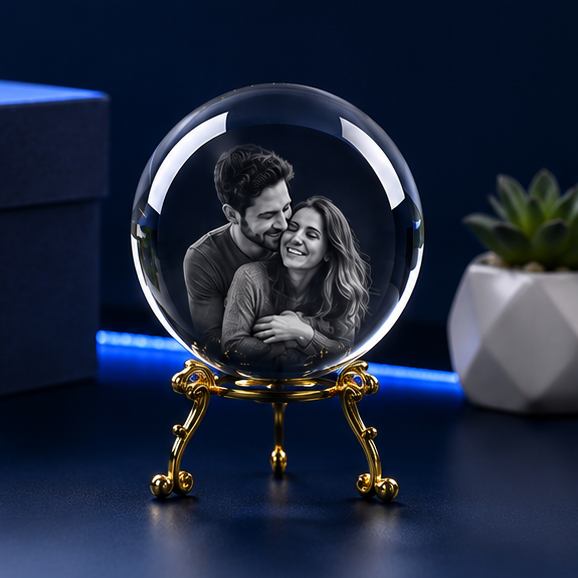 Esfera em Cristal – Edição Casal