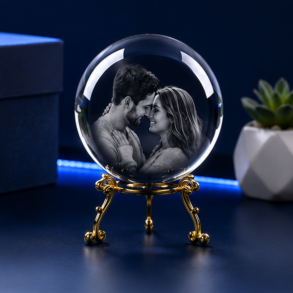Esfera em Cristal – Edição Casal
