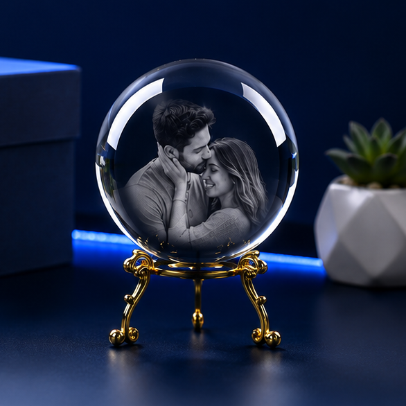 Esfera em Cristal – Edição Casal