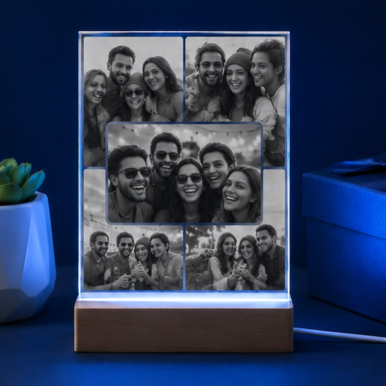 Luminária Painel Múltiplo em Acrílico – Edição Amigos